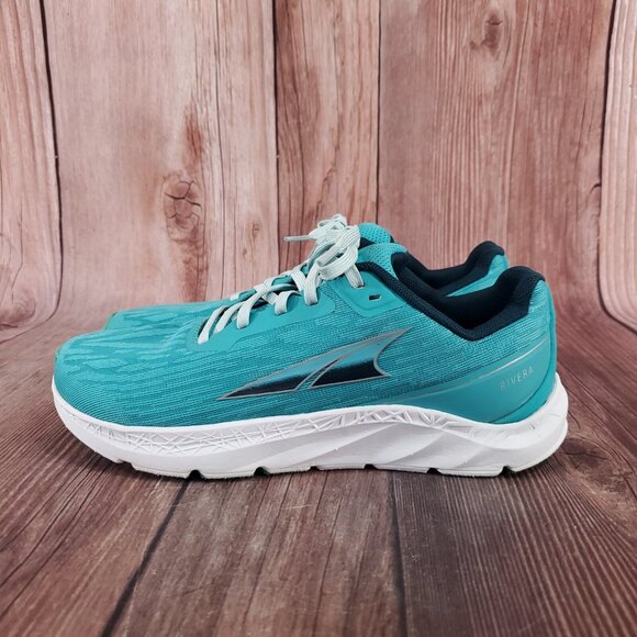 Altra Womens Size 6.5 Rivera Teal Blue Running Shoes AL0A4VQV324 - Picture 2 of 14